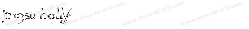 jingsu holly字体转换